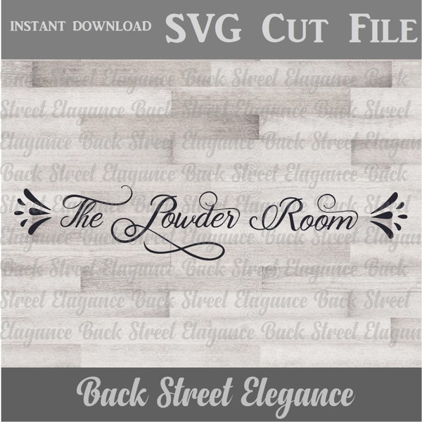 Powder Room Signs Etsy