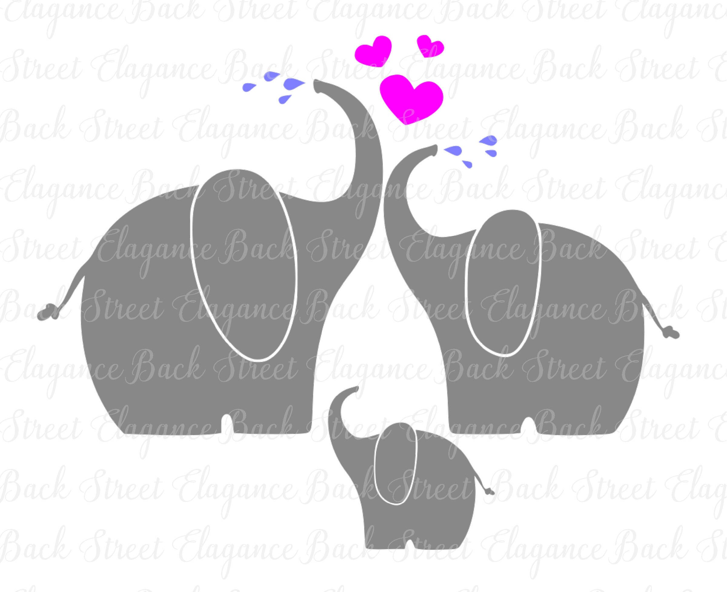 Download Baby Elephant SVG Nursery Elephants svg Cricut Silhouette ...