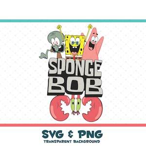 Fichiers SVG et PNG Bob l&#39;éponge 1