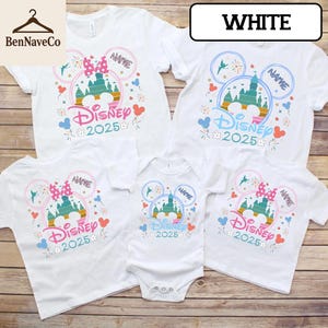 Disney 2025 Personalization Shirts, Disney Family Shirts, Disneyworld 2025 Family Shirts, Disney Vacation 2025 Trip Shirt, Disney shirt