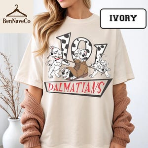 101 Dalmatians Shirt, Cute Dalmatian Puppy T-Shirt, Cartoon Dog Graphic Tee, Vintage Disney Puppy Shirt