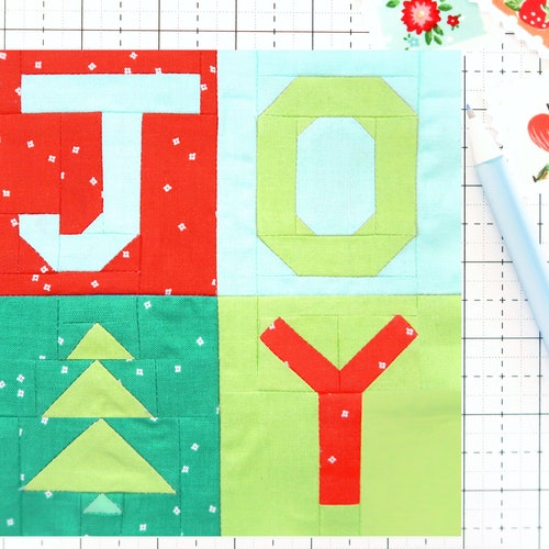 Bible Book Quilt Block PDF pattern Includes instructions for 6 inch and 12 inch Finished Blocks