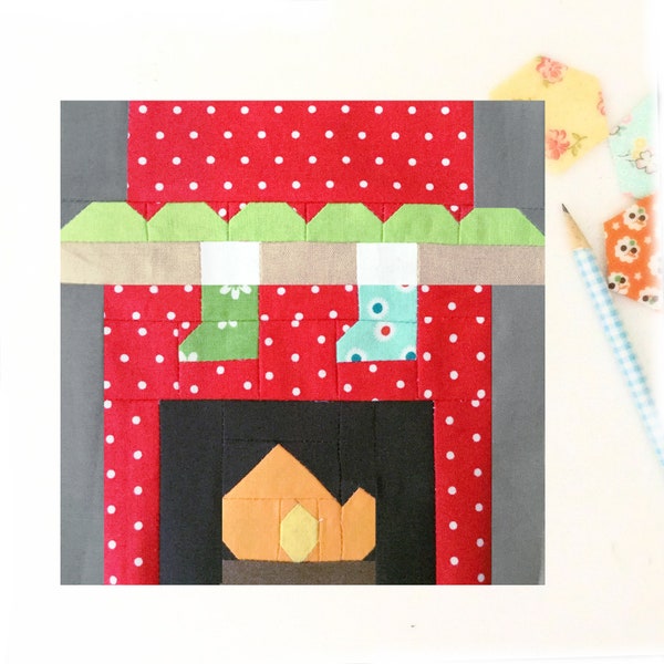 Fireplace Quilt Etsy