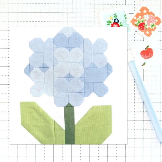 Hortensia Spring Summer Garden Flower Quilt Block PDF pattern-Inclut des  instructions pour les blocs finis de 6 pouces, 12 pouces, 18 pouces, 24  pouces -  France