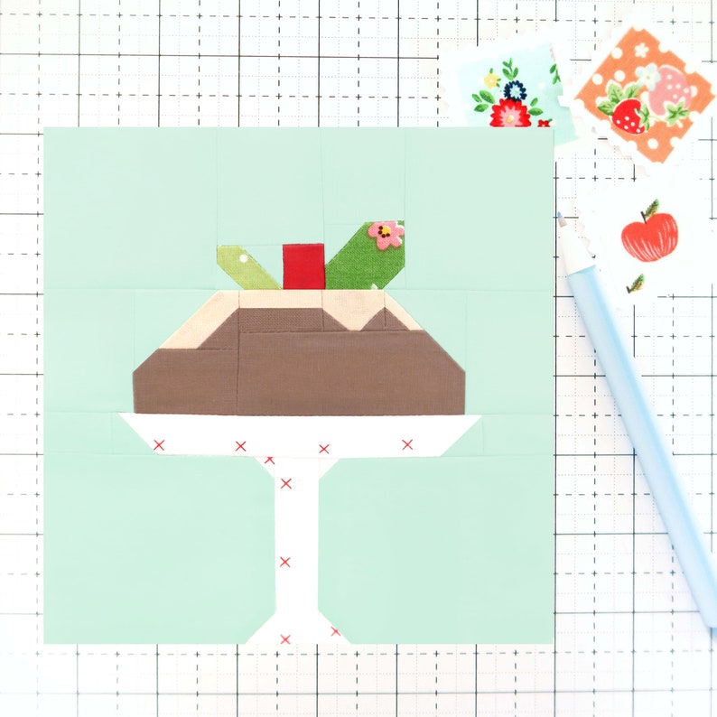 Figgy pudding christmas quilt pattern