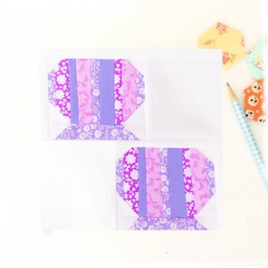 Seashells Quilt Block PDF Instant Download Quilt Pattern 6 inch and 12 inch block instructions