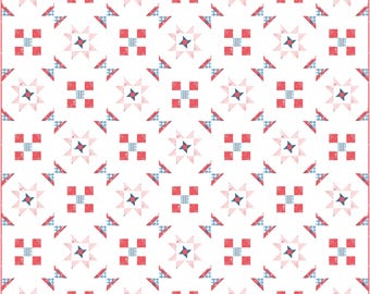 Firecrackers Quilt Pattern - Featuring Firework Fields Fabric - PDF Quilt Pattern by Gracey Larson - Dimensions 84in x 84in