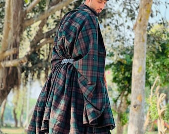Men,s Scottish Highland Tartan Great Kilt Traditional Vintage Scottish Great kilts Available in 50 Plus Tartans