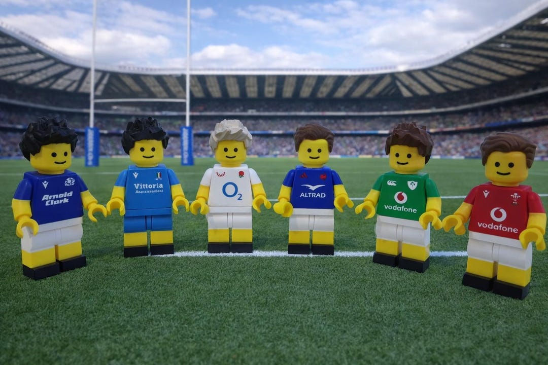 Bricked Rugby Brick Man Rugby Figures - Etsy