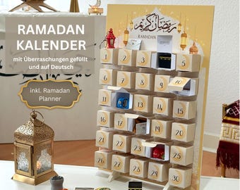 Ramadan Calendar for Conscious Experience | With Boxes & Ibadah Tracker | Reusable and Sustainable
