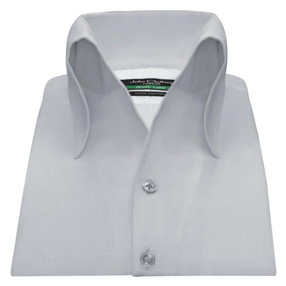 100 egyptian cotton dress shirts Mens Premium Cotton Dress Shirt White / M