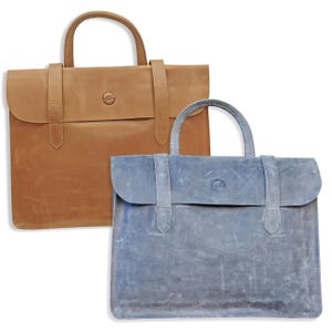Unisex Musik Tasche aus echtem handgefertigtem Leder Schultasche für Musikliebhaber Künstler Lehrer Alltag Essentials Dokumententasche Ordner Laptop Tasche