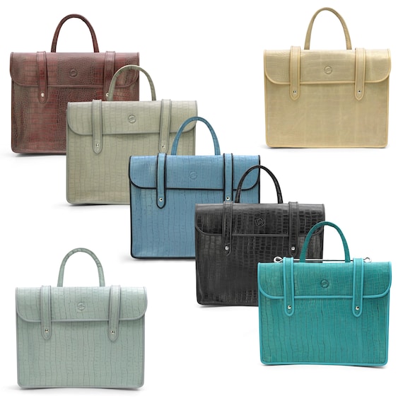 Cartella portadocumenti per iPad, borsa musicale fatta a mano