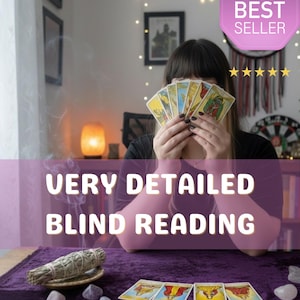Blinde Tarot-Lesung, Blinde Lektüre ohne Fragen, Psychische Lektüre, Allgemeine Tarotkarten-Lesung, Spirituelle Anleitung Psychische Anleitung