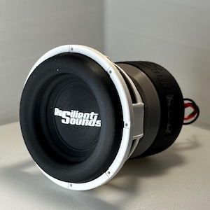 ResilientSounds platinum v2 12” bassknob  | 3D Printed Mini Subwoofer bassknob | Car Audio Accessories | Basshead Gifts | Speaker knob