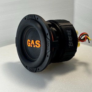 Gas MAX S1 10” bassknob  | 3D Printed Mini Subwoofer bassknob | Car Audio Accessories | Basshead Gifts | Speaker knob