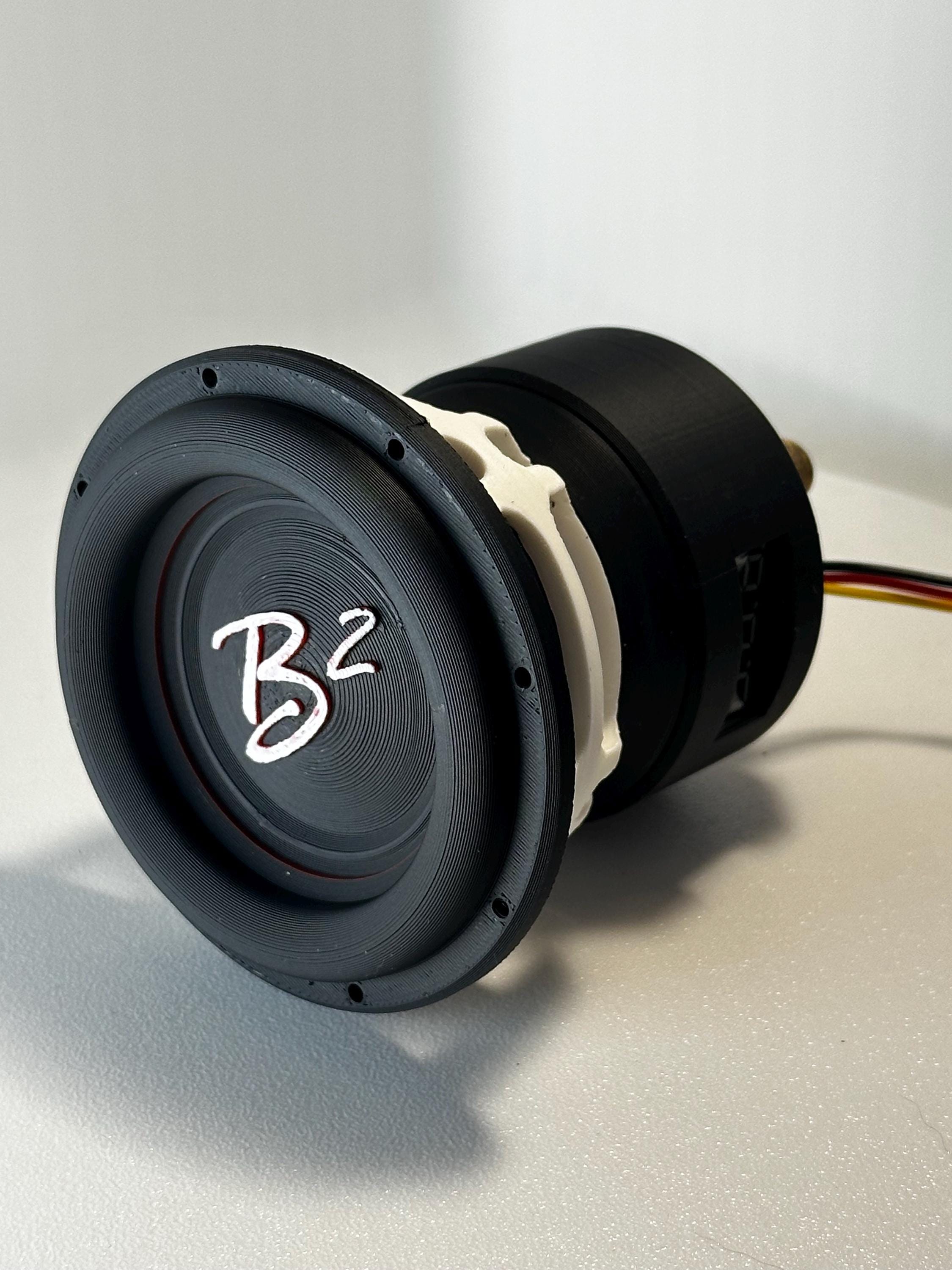 B2 Audio RAMPAGE 8” Bassknob | 3D Printed Mini Subwoofer Bassknob