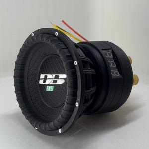 Deaf Bonce DB-375 15" basknop | 3D-geprinte mini-subwoofer basknop | Accessoires autoradio | Basshead-cadeaus | Luidsprekerknop: