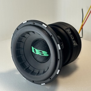 Botão de graves DB 3015R de 15” | Botão de graves para mini subwoofer impresso em 3D | Acessórios de áudio automotivo | Presentes Basshead | Botão de alto-falante