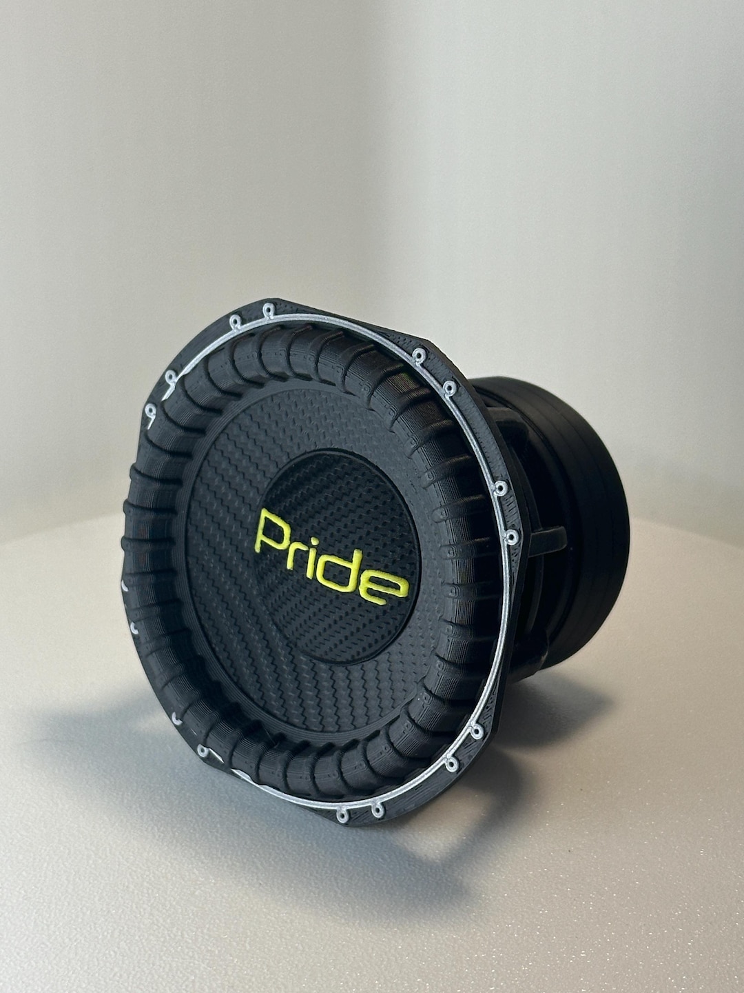 Pride ST 15” | 3D Printed Mini Subwoofer Keychain | Car Audio