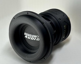 Sundown X Serie 12 ”Bassknob | 3D gedruckter Mini-Subwoofer-Bassknopf | Car Audio Zubehör | Basshead Geschenke | Lautsprecherknopf