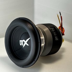Pomello per bassi DTX Dreamsicle da 15&quot; / Pomello per bassi mini subwoofer stampato in 3D / Accessori audio per auto / Regali per amanti dei bassi / Pomello per altoparlanti