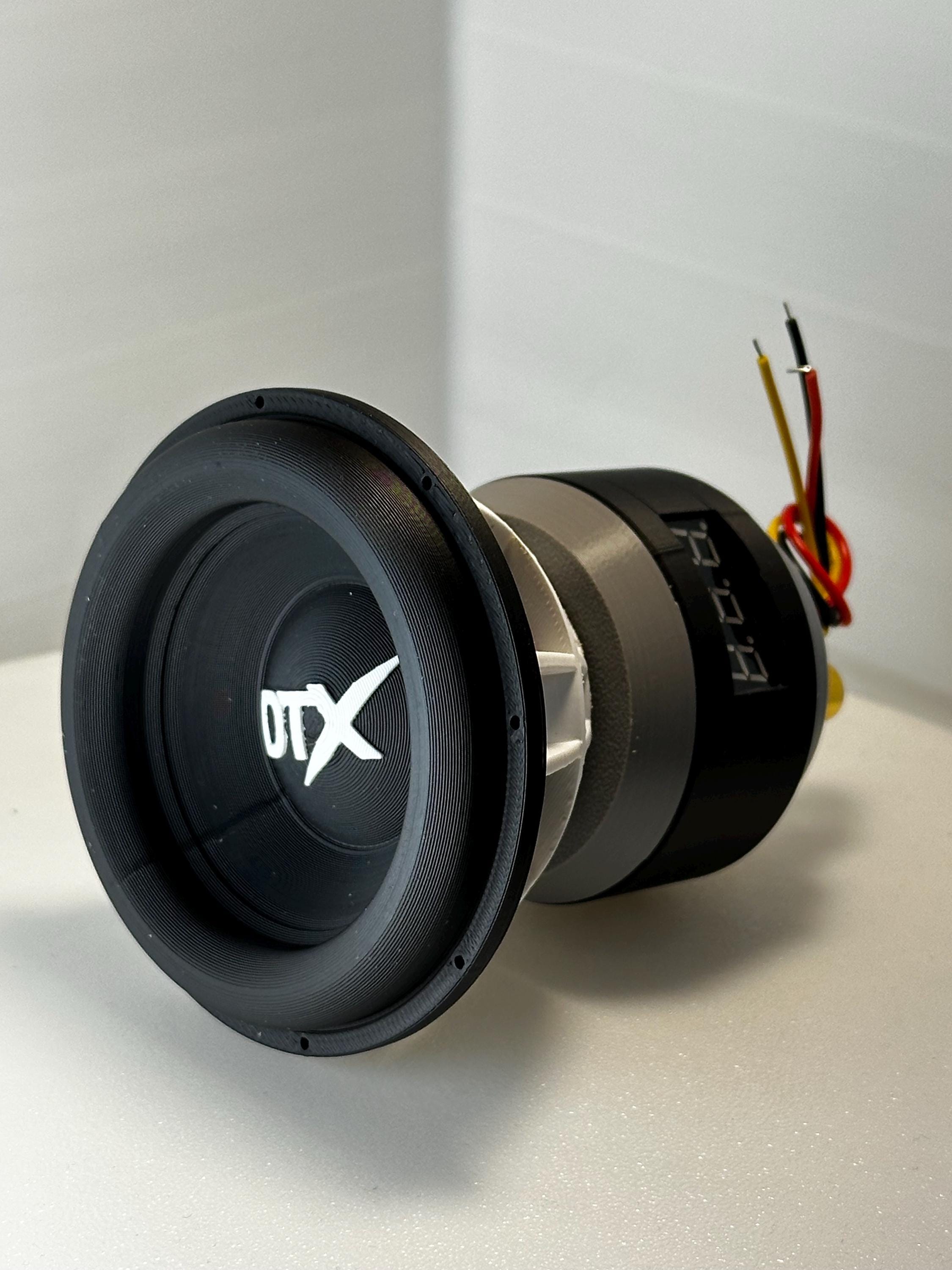 DTX Dreamsicle 15” Bassknob | 3D Printed Mini Subwoofer Bassknob