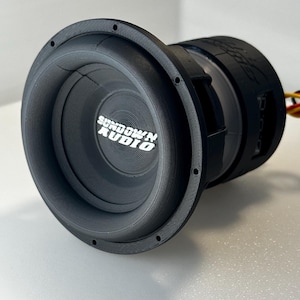 Manopola per bassi Sundown ZV.6 da 15&quot; / Manopola per bassi Mini Subwoofer Stampata in 3D / Accessori audio per auto / Regali per amanti dei bassi / Manopola per altoparlanti