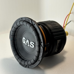 GAS MAX S2 15” bassknob  | 3D Printed Mini Subwoofer bassknob | Car Audio Accessories | Basshead Gifts | Speaker knob