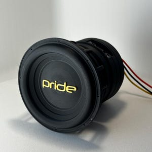 Pride T. v3 12” bassknob  | 3D Printed Mini Subwoofer bassknob | Car Audio Accessories | Basshead Gifts | Speaker knob
