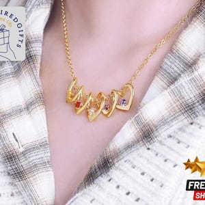 Collar con dije de corazón caprichoso / Colgante colorido / Diseño de recuerdo delicado / Accesorio de cadena femenino / Idea de regalo pensativa