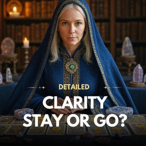 Klarheit – Tarot – Bleiben oder gehen? | Beziehungsverbreitung für emotionale Einsicht & bewusste Entscheidungsfindung