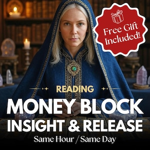 Lectura de Tarot para Bloqueos Financieros: Liberación de Bloqueos Financieros, Lectura de Abundancia y Energía, Perspectivas Astrológicas, Lectura a la Hora y al Día
