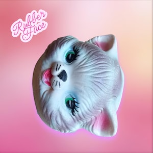 Rubber Face Cat Doll - Etsy