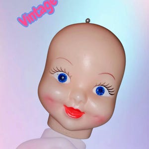Vintage 4" Half Doll Face – Craft Doll Making Supplies