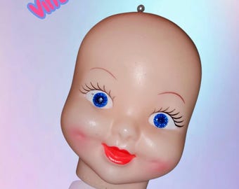 Vintage 4" Half Doll Face – Craft Doll Making Supplies