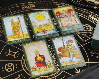Classic Tarot Deck, Antique Tarot Deck, Tarot Reading, Tarot Cards, Vintage Tarot Deck, Divination Cards, Spiritual Cards, Oracle Deck