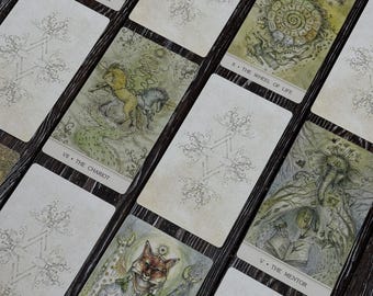 Mazzo di tarocchi Phantasma, carte dei tarocchi, carte divinatorie, mazzo di oracoli, mazzo di tarocchi unico, carte della fortuna, mazzo di tarocchi antico