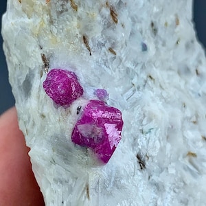 294g Natural Ruby Crystal Specimen from Afghanistan | Rough Ruby Mineral