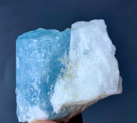 アクアマリン とマイカ  原石☆ アクアマリンwithマイカ（雲母）～パキスタン産～ | 天然石shop原石トミー