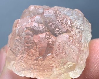 33g Astonishing And Beautiful Bubble Etched Pink Fluorite
