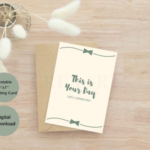 Carte imprimable pour la fête des pères | Meilleure carte pliable pour papa de tous les temps | Téléchargement numérique | Carte de voeux de 5 x 7 pouces pour papa | Téléchargement instantané