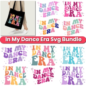 In My Dance Era SVG Bundle: Retro Dance Designs (Digital Download)
