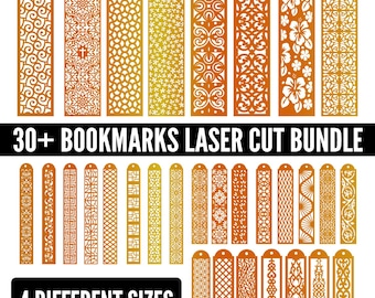 Bookmark SVG Laser Cut Files: Book Lover Gift (Digital Download)