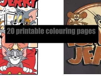 TOM AND JERRY colouring book,