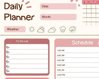 DAILY PLANNER (20pages)