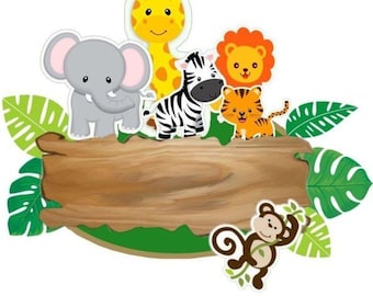 Animals colouring book (20 pages)