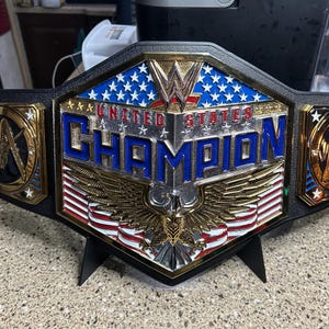 3D Printed Wrestling Belt Display Stand: Replica Title Holder
