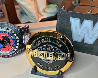Championship Belt Side Plate Wall Mount Display - Set of 2 | Gifts for Him