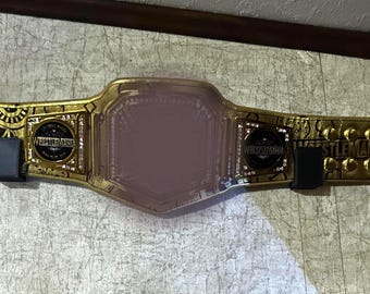 Mini Wrestling Belt Wall Mount: 3D Printed  Replica Display | Gifts for Him